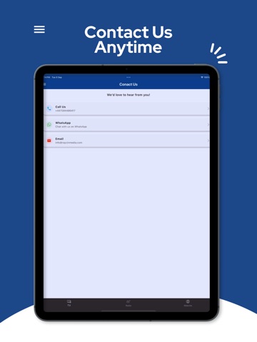 Raycin Media iPad screenshot