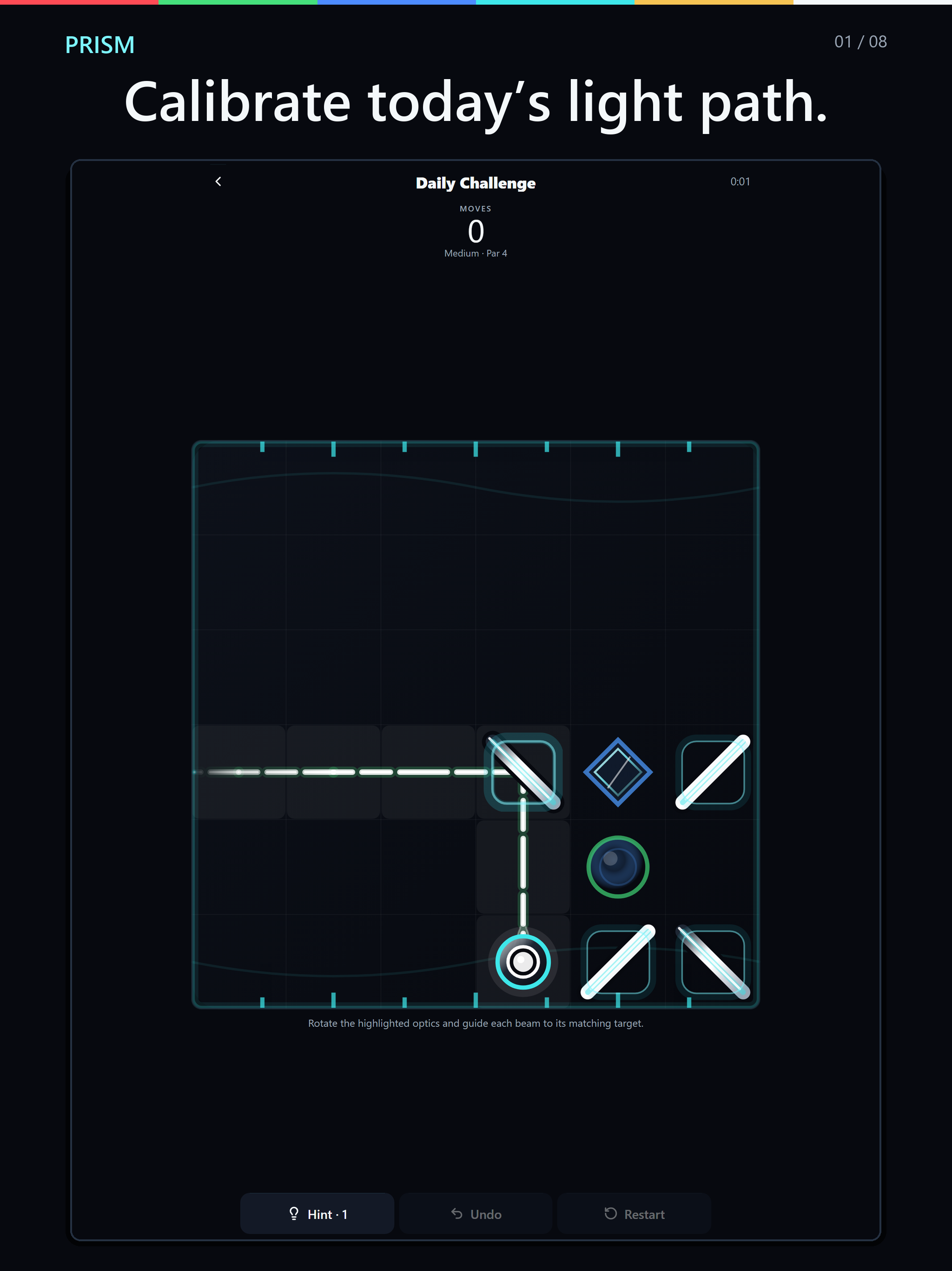 Prism: Daily Light Puzzle screenshot 9