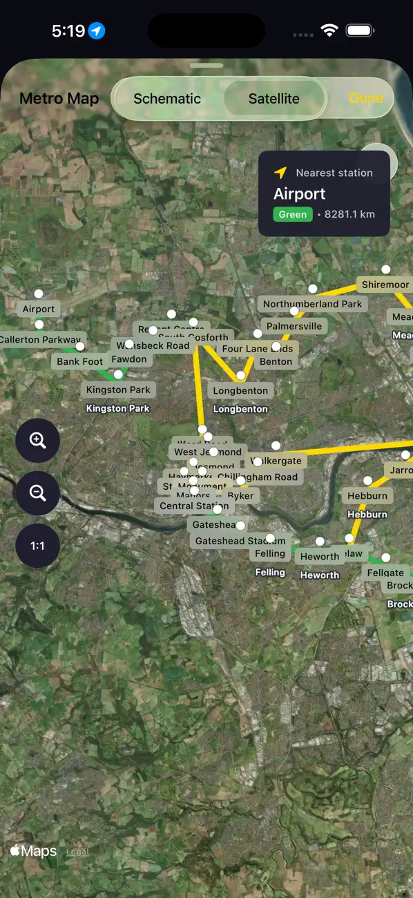 Screenshot #2 pour Metro Newcastle Map
