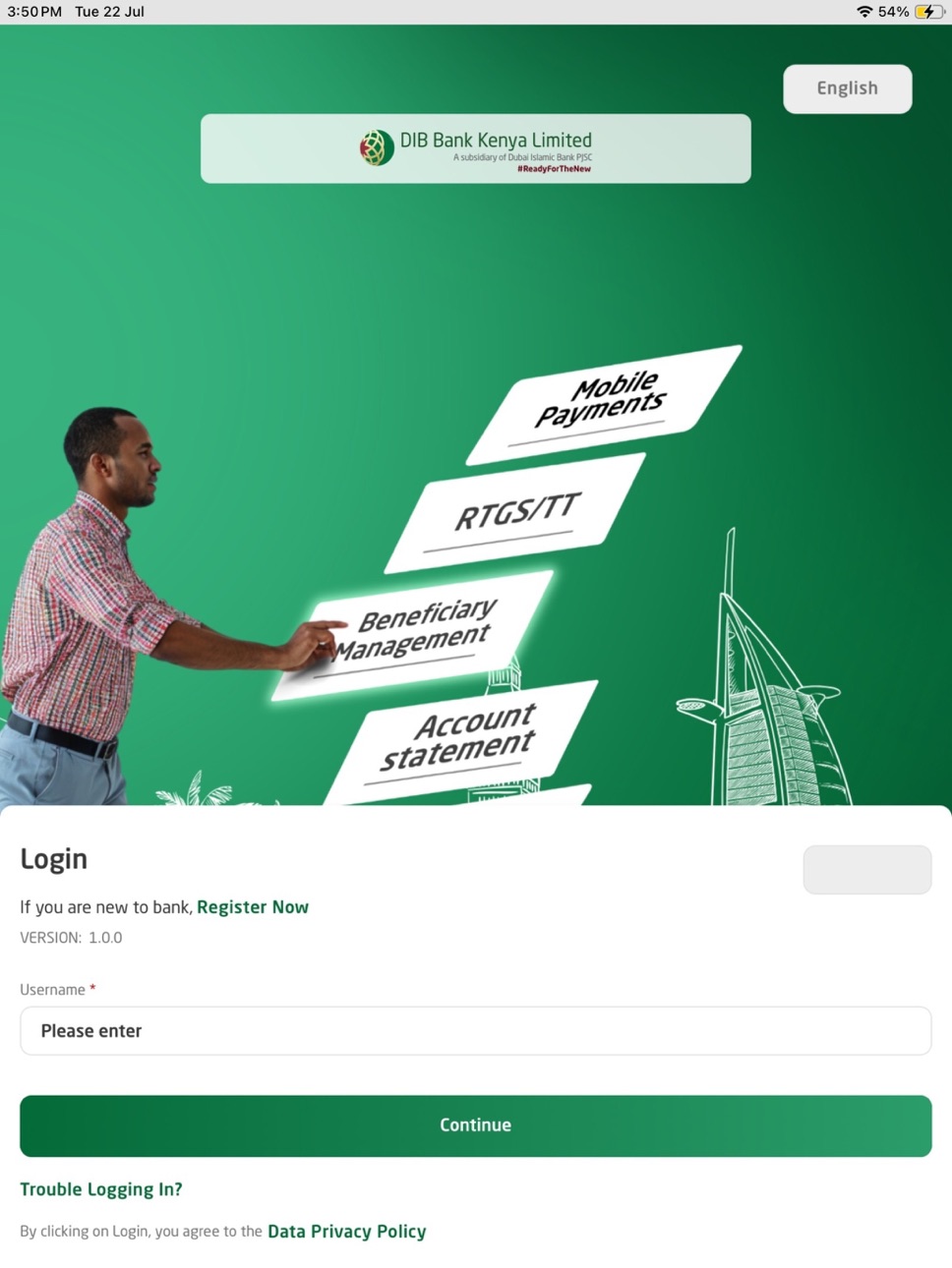 iPad screenshot