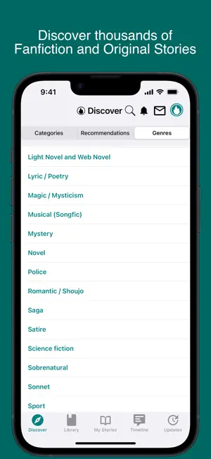 Spirit Fanfiction and Stories screenshot 1