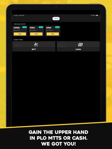 PLO+: Pot Limit Omaha Trainer iPad screenshot