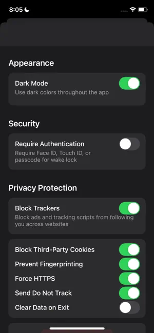 LiT Browser - Keep Awake screenshot 4