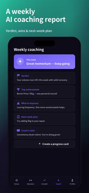 RepFit.ai: AI Workout Tracker screenshot 4