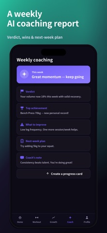 RepFit.ai: AI Workout Tracker Screenshot 4 of 6