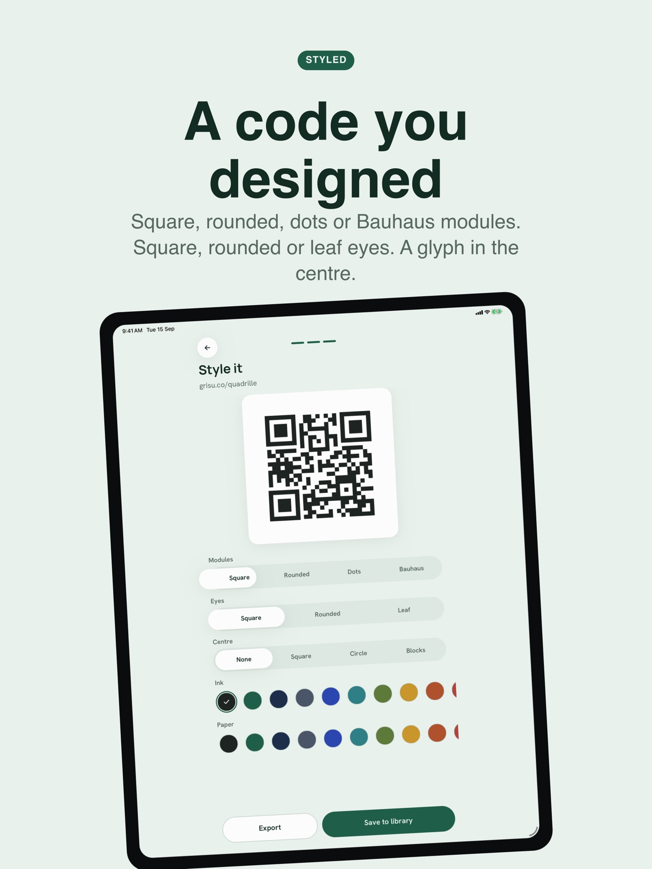 Screenshot 7 of Quadrille: QR Scanner & Maker