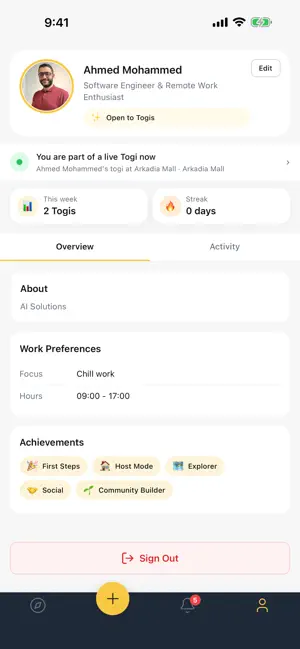 Togi - Work Alone, Together screenshot 3