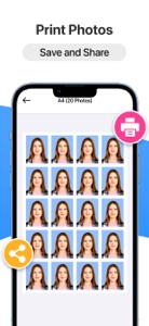 Passport Size Photo Maker App screenshot #3 for iPhone