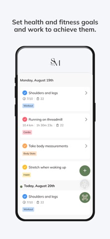 Selena Marie Nutrition App screenshot