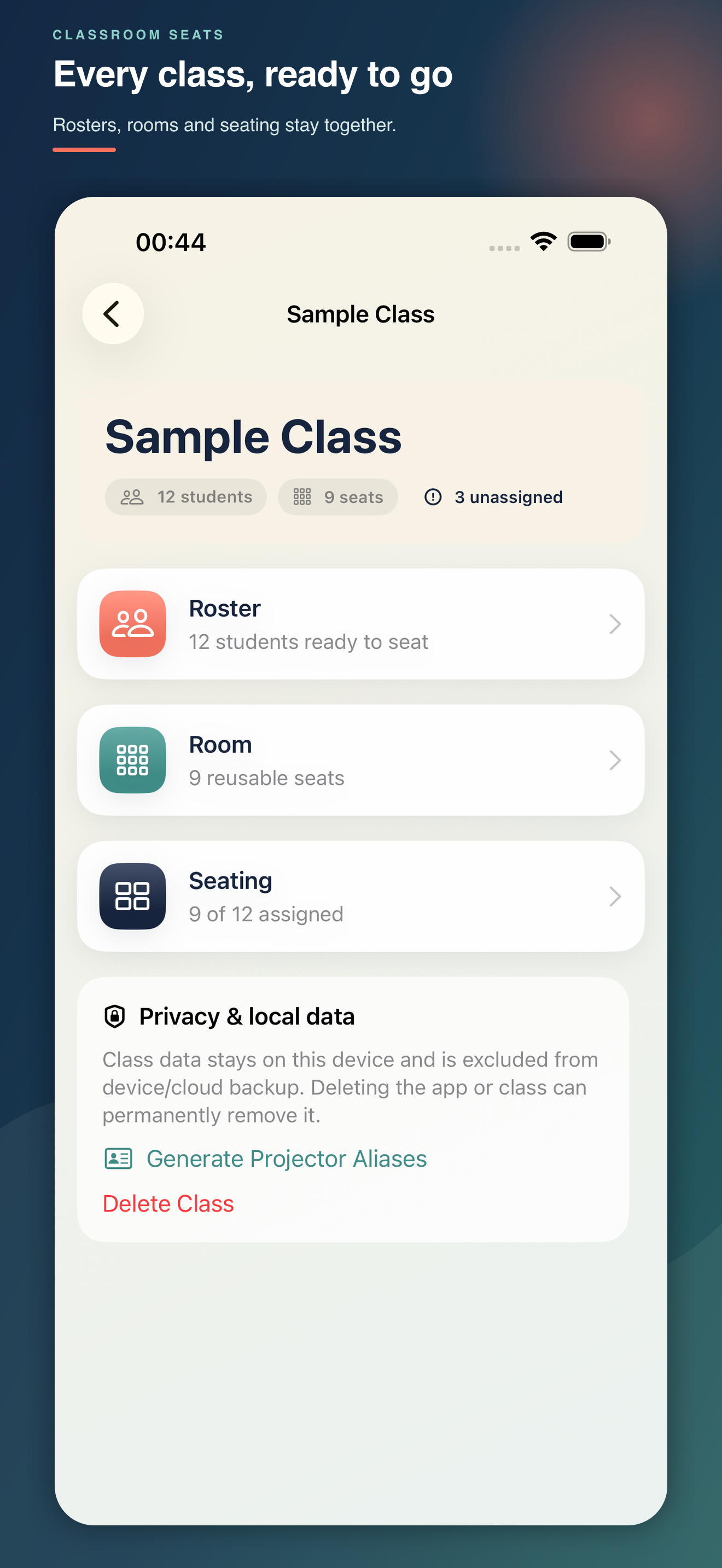 Classroom Seats: Seat Chart screenshot 4