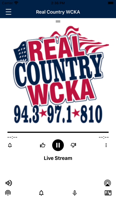 Screenshot #1 pour WCKA Radio