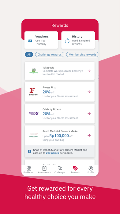 AIA Vitality Indonesia Screenshot