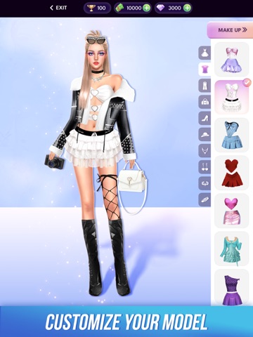 Fashion Glow: Model & Style iPad screenshot