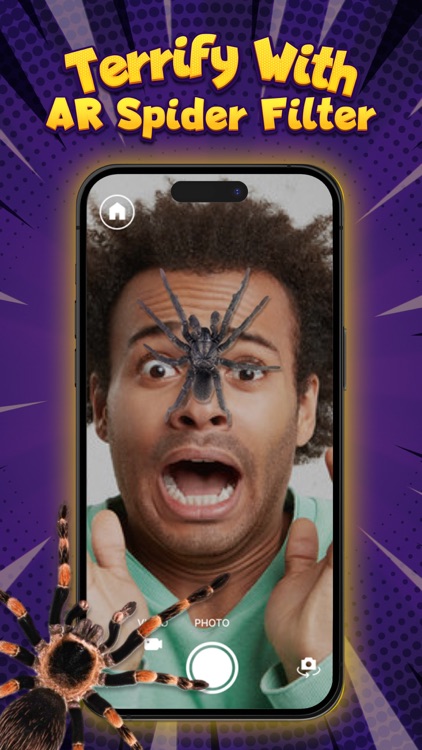 Bug Filter: AR Spider Prank