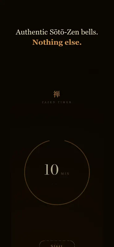 Zazen — Meditation Timer screenshot 1 of 5