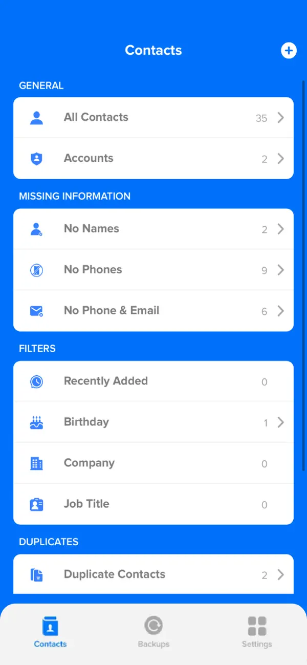 Screenshot #2 pour Contact`