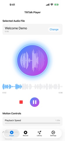 TiltTalk - Live Audio Effects screenshot 1
