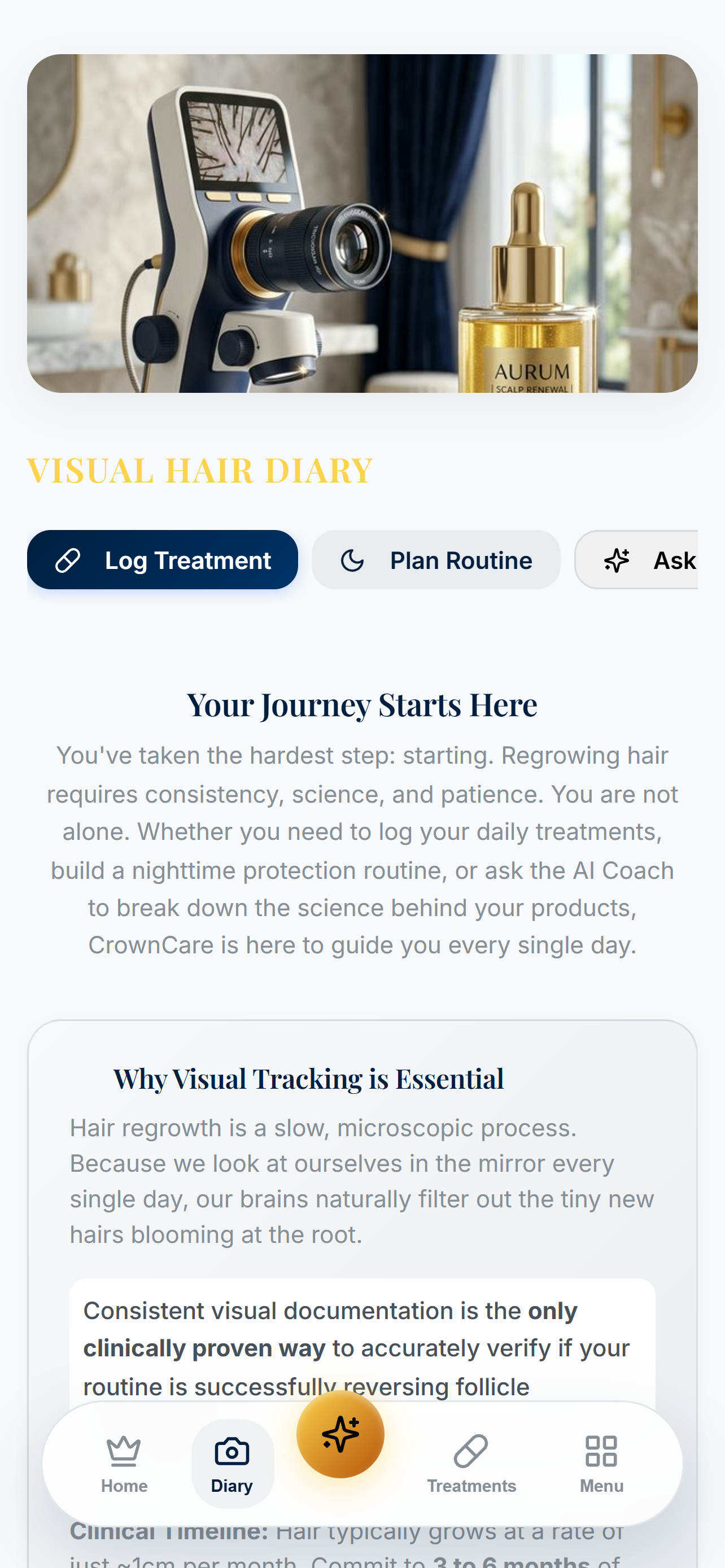 CrownCare:Hair Growth Tracker screenshot 3
