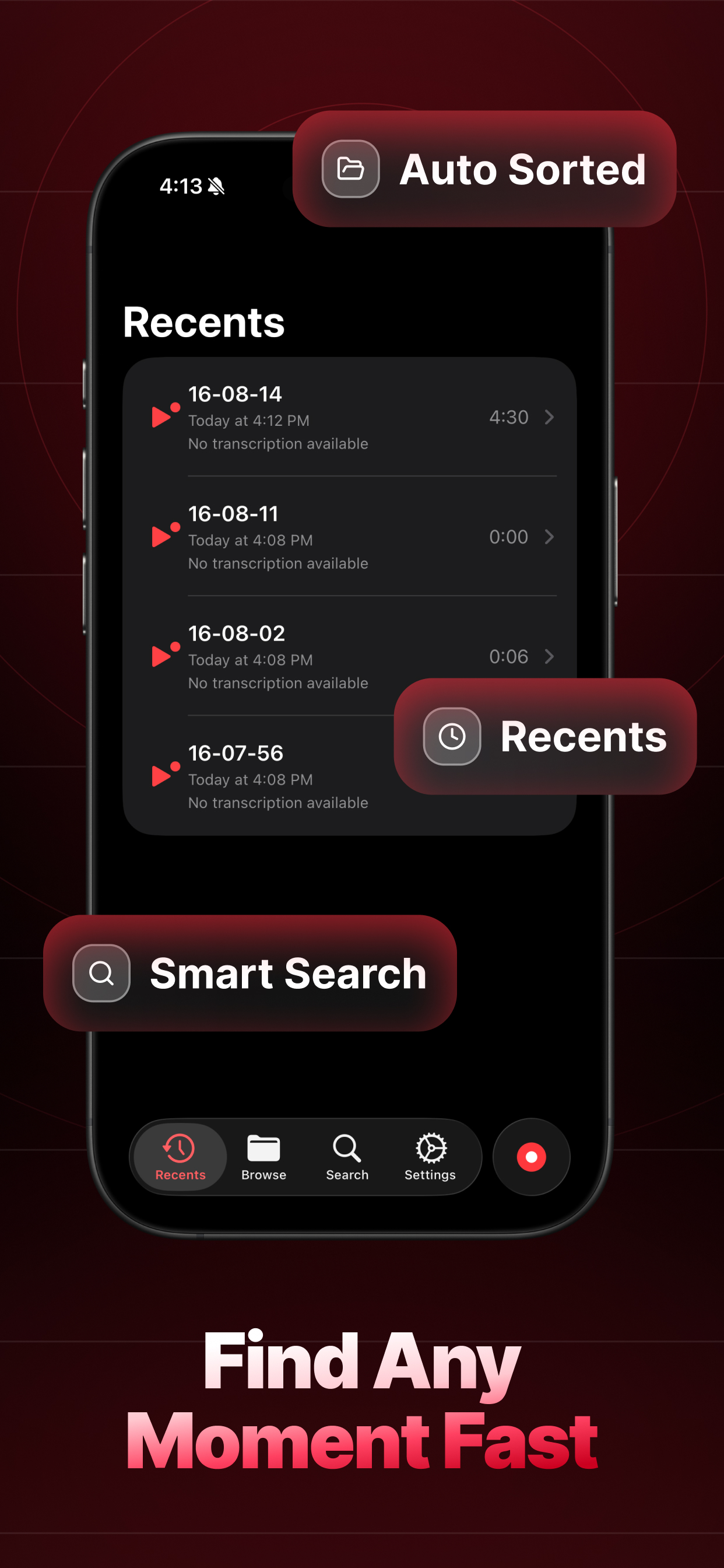 Transcriber & Voice Recorder screenshot 3