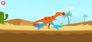 Dinosaur island Games for kids iPhone screenshot
