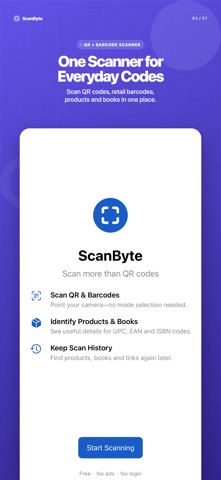 ScanByte: QR & Barcode Screenshot 3 of 7
