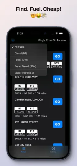Fuel Buddy: Find Cheap Fuel iPhone Ekran Görüntüsü 2