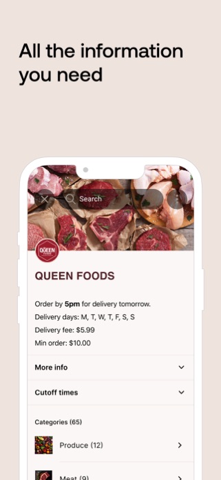 Queen Foods Screenshot 3 of 5