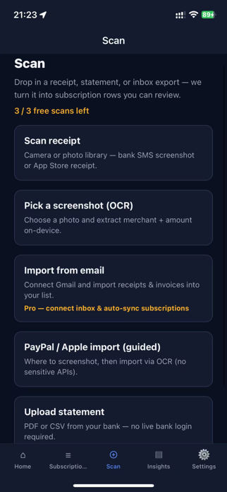 Payment Control Screenshot 3 of 6