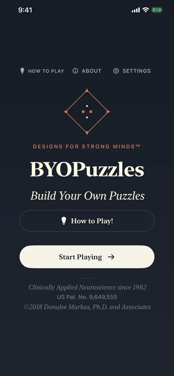 Screenshot #1 pour BYOPuzzles — Mindful Creation