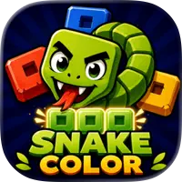 ‎Match-3 Puzzle: Snake Color