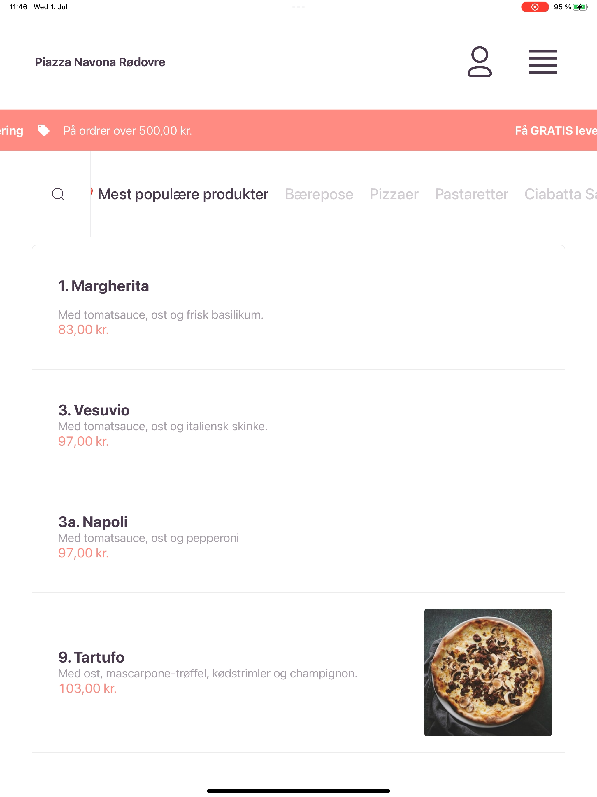 Piazza Navona Rødovre DK screenshot 7