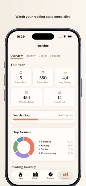 Lumi: Book Tracker screenshot 4