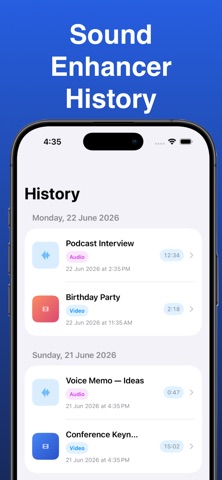 Audio Noise Remover & Reducer iPhone screenshot