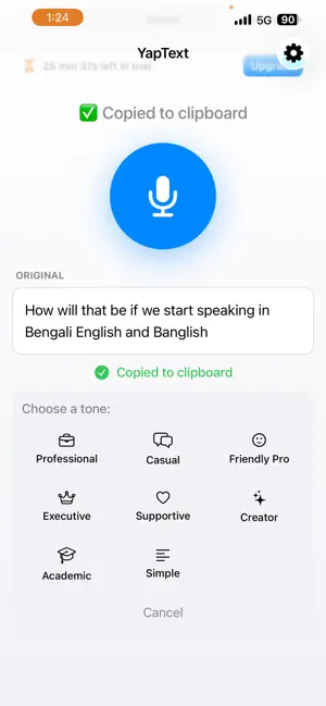 YapText - Tap to Voice Text screenshot 4