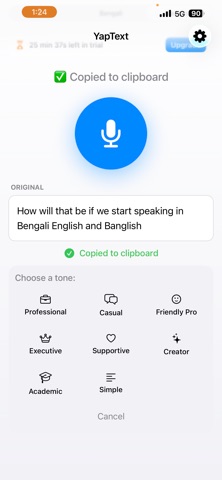 YapText - Tap to Voice Text Screenshot 4 of 5
