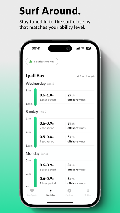 Swellify iPhone screenshot 6 - Weather app
