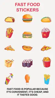 fast food sticker for imessage iphone images 1