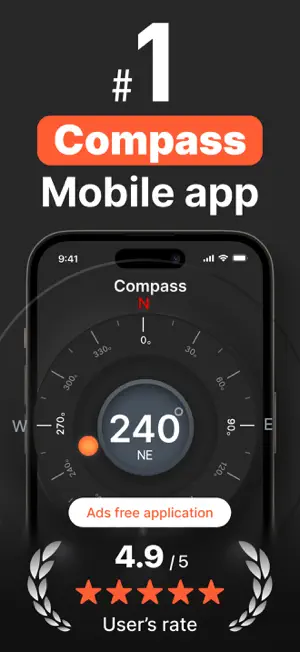 Brujula para Phone・Compass App4+_1