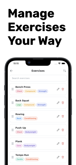 BYRECORD: Minimal Workout Log Screenshot 1 of 7