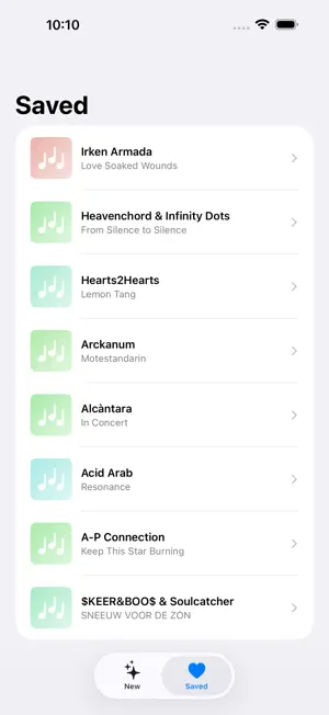 New Music Feed screenshot 3