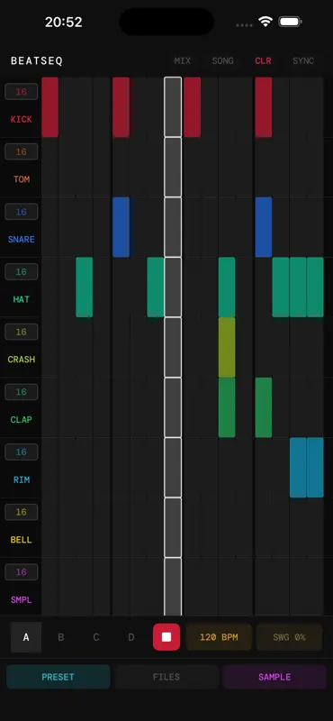 BeatSeq: Wearable Drum Machine screenshot 1 of 7