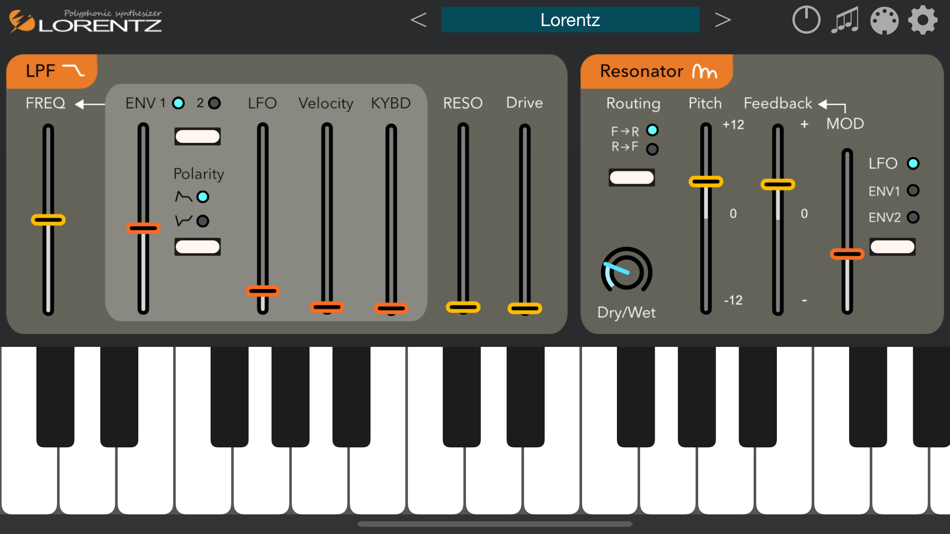 #3. Lorentz - AUv3 Plug-in Synth (iOS) 由: iceWorks, Inc.