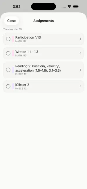 CourseFlow screenshot 4