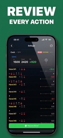 HandRecorder: Poker tracker screenshot