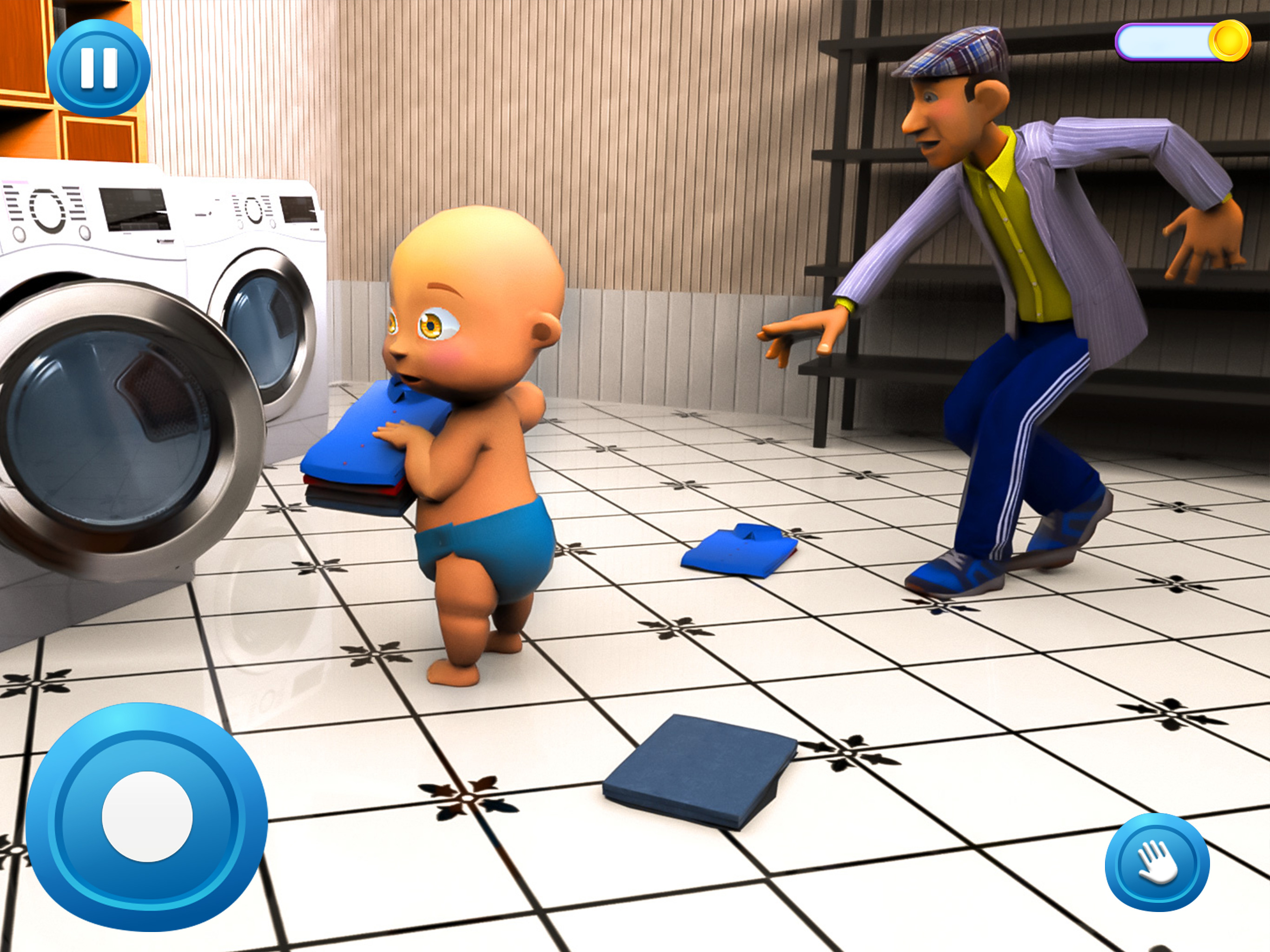 Naughty Baby Prank Daddy Game screenshot 7