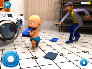 Naughty Baby Prank Daddy Game iPad screenshot