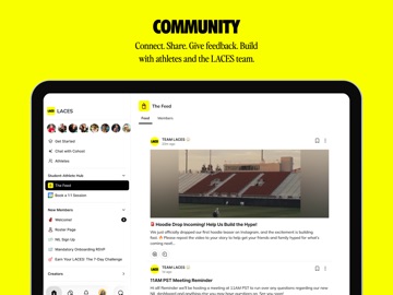 Laces: Community for Athletes iPad screenshot