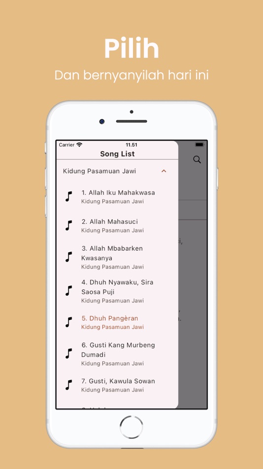 #4. Kidung Pasamuan Jawi ⁺ (iOS) 由: Dimas Nathanael