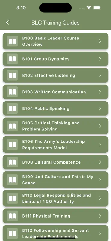 Basic Leader Course screenshot 6 of 10
