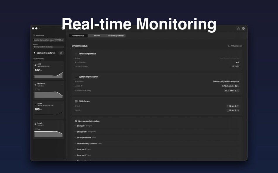 #1. ClusterPing (macOS) By: Julian Christopher Siebert